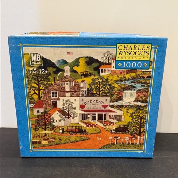 Milton Bradley Wysocki Road Side Food Stand 1000 Pieces Budzens - Picture 1 of 3